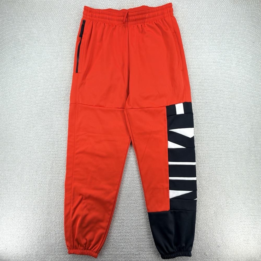 Nike Therma-FIT Cuffed Pants Mens Large Red Logo Spellout Joggers DA6368-673
